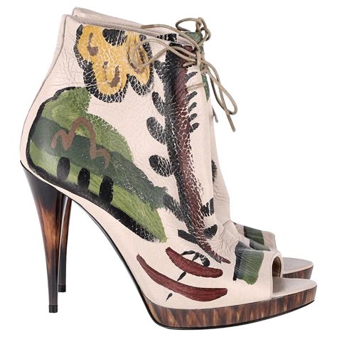 burberry hand painted ankle boots|burberry boots bloomingdale's.